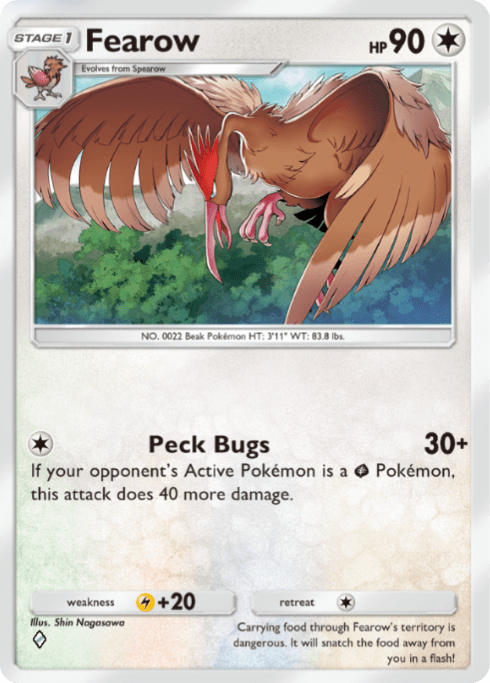 Pokemon TCG Pocket - A4 130 Fearow