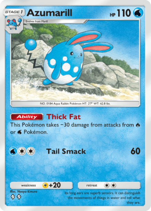 Pokemon TCG Pocket - A4 050 Azumarill