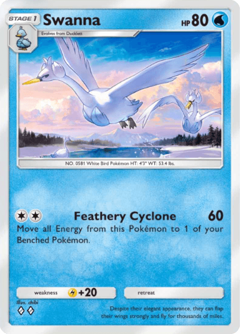 Pokemon TCG Pocket - A4 063 Swanna