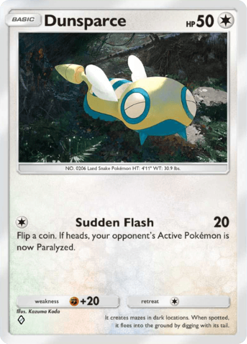 Pokemon TCG Pocket - A4 144 Dunsparce