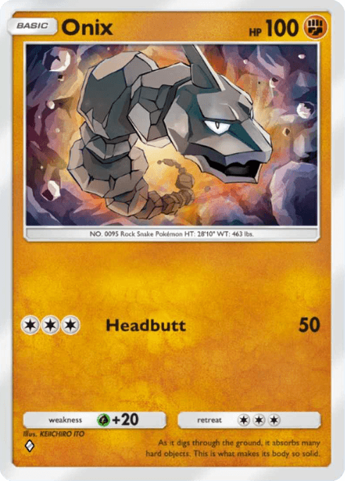 Pokemon TCG Pocket - A4 092 Onix