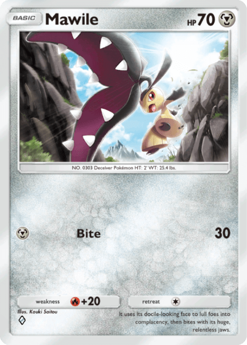 Pokemon TCG Pocket - A4 125 Mawile