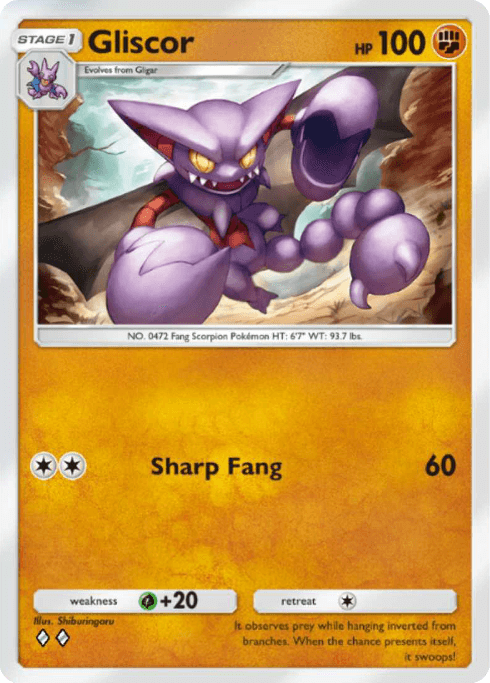Pokemon TCG Pocket - A4 095 Gliscor
