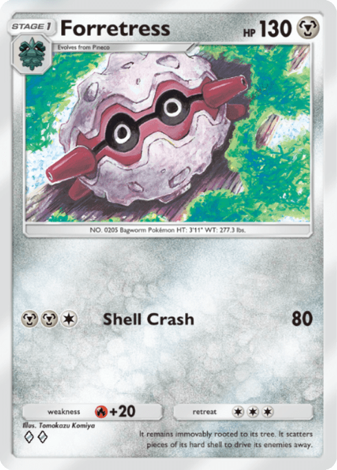 Pokemon TCG Pocket - A4 121 Forretress