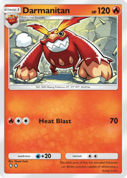 Pokemon TCG Pocket - A4 036 Darmanitan