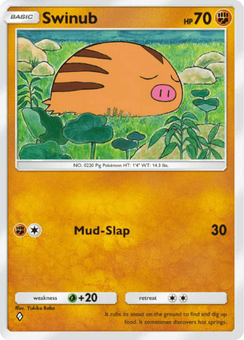 Pokemon TCG Pocket - A4 096 Swinub