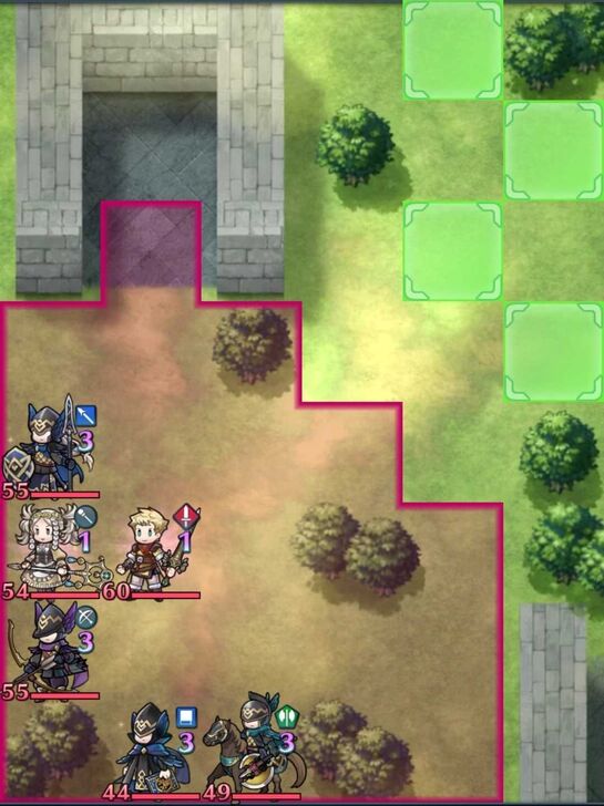 Fire Emblem Heroes - Lissa and Owain Lunatic Map