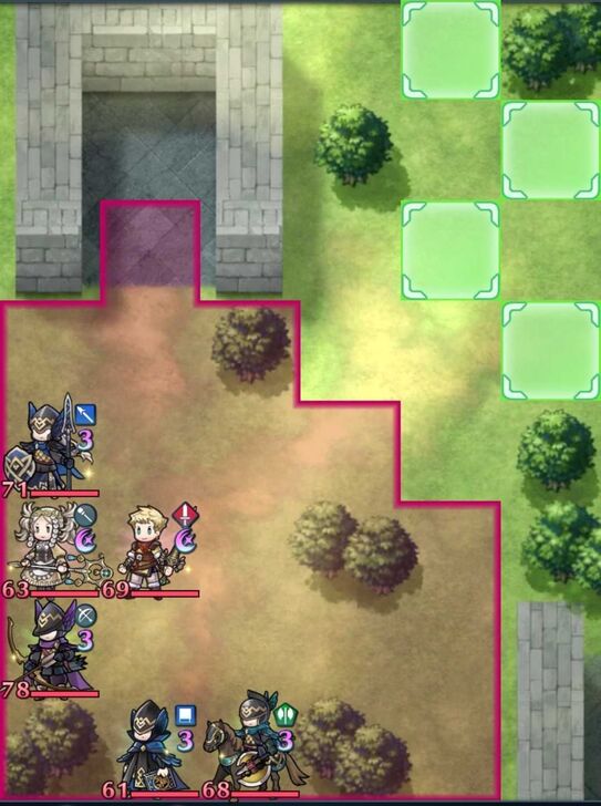 Fire Emblem Heroes - Lissa and Owain Infernal Map
