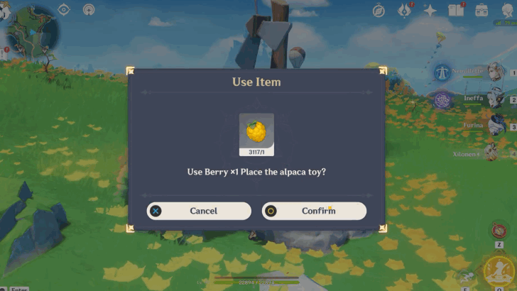 Give the Wooden Alpaca Toy a Berry