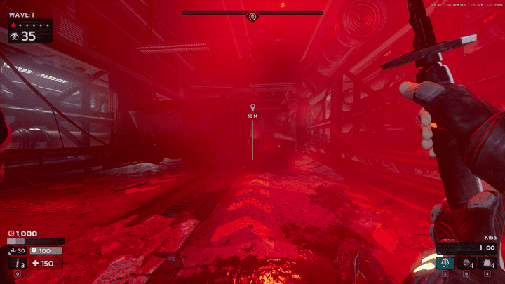 Killing Floor 3 - Army Depot-Red Hallway