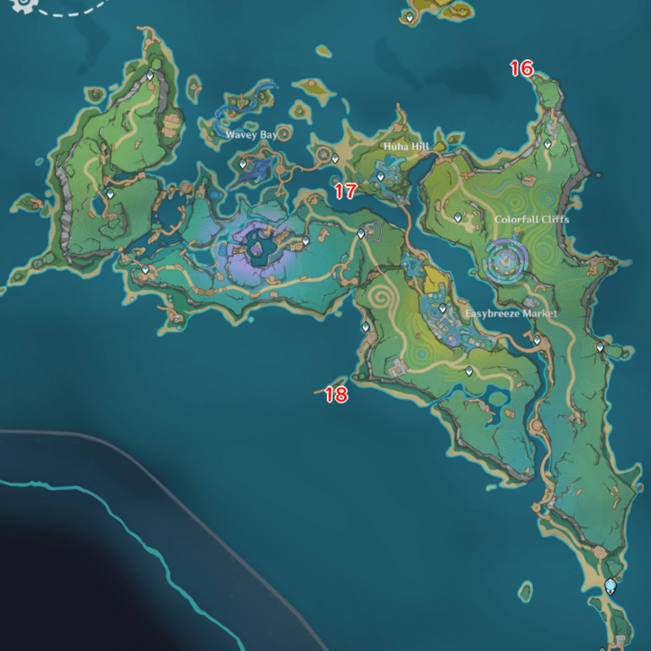 Genshin 5.8 Fishing Spots