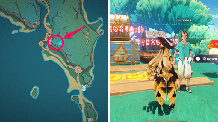 Genshin Impact - Golden Rays Over a Leisurely Town Location