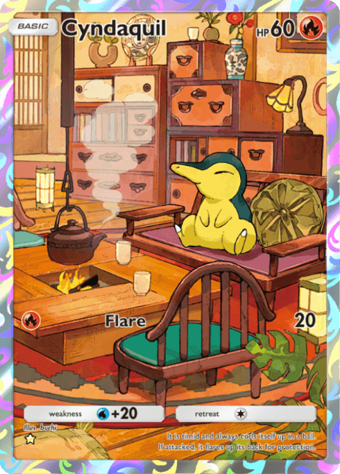 Pokemon TCG Pocket - A4 165 Cyndaquil