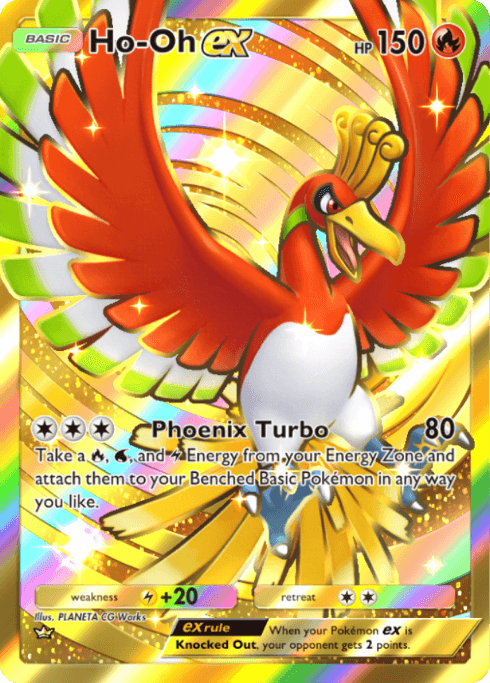 Pokemon TCG Pocket - A4 240 Ho-oh ex