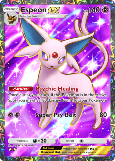 Pokemon TCG Pocket - A4 190 Espeon ex