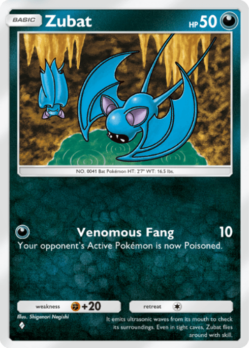 Pokemon TCG Pocket - A4 107 Zubat