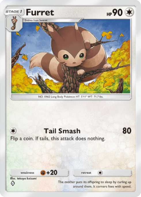 Pokemon TCG Pocket - A4 139 Furret