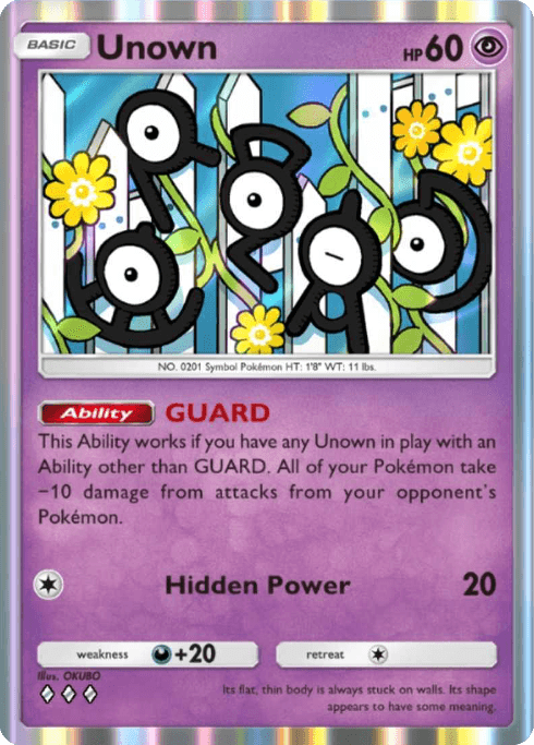 Pokemon TCG Pocket - A4 084 Unown