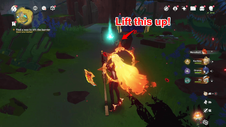 Genshin - How to get the cage key.png