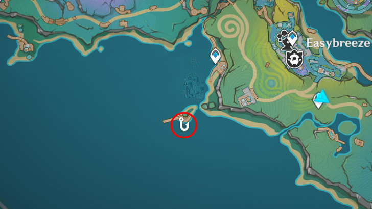 Genshin - Diving Rapidfighting Fish Location 7