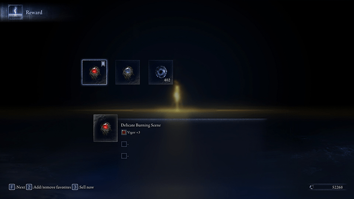 Sell and Favorite Relics After Expeditions