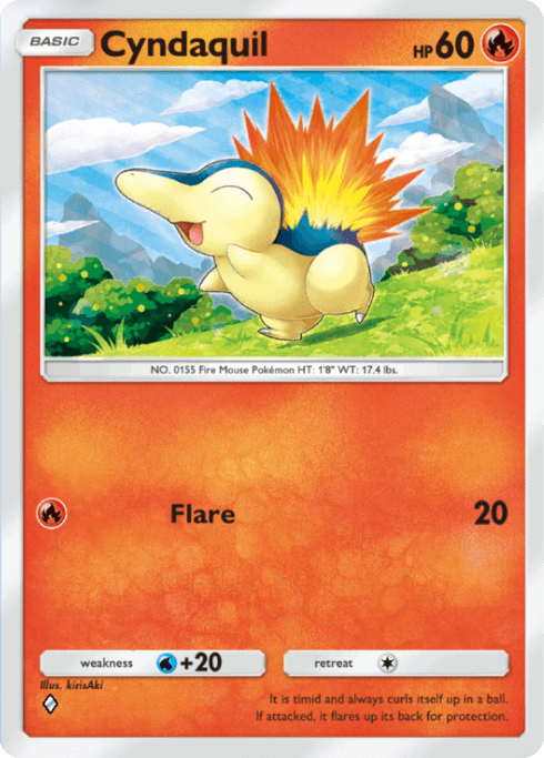Pokemon TCG Pocket - A4 027 Cyndaquil
