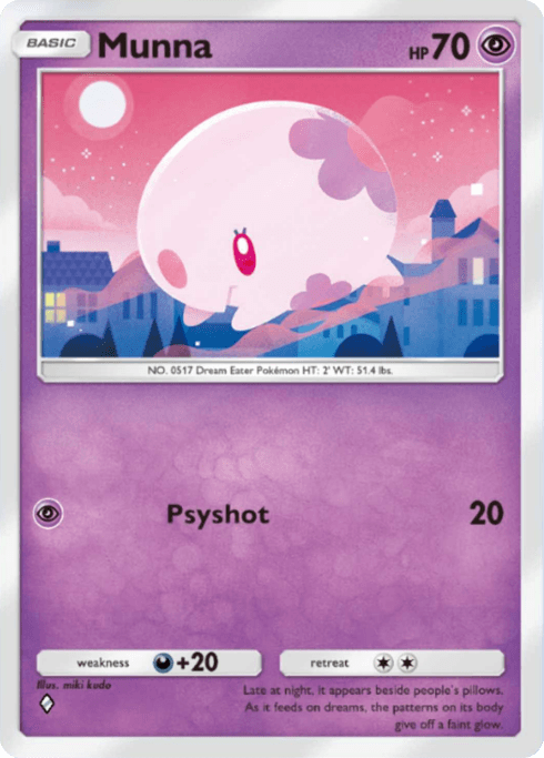 Pokemon TCG Pocket - A4 090 Munna
