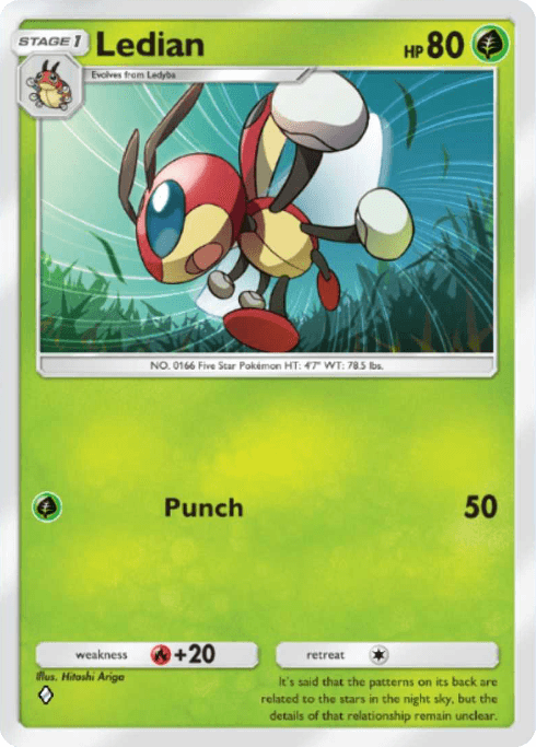 Pokemon TCG Pocket - A4 012 Ledian