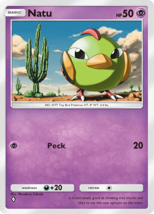 Pokemon TCG Pocket - A4 081 Natu