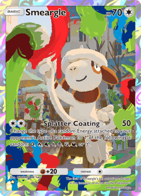 Pokemon TCG Pocket - A4 184 Smeargle