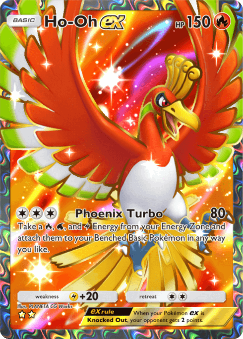 Pokemon TCG Pocket - A4 187 Ho-oh ex
