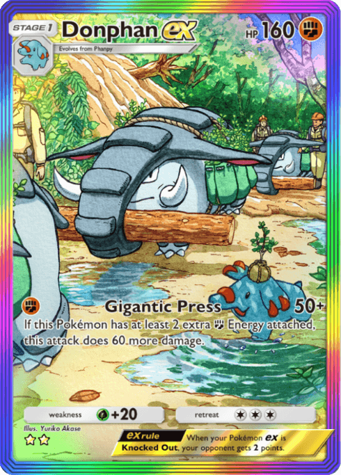Pokemon TCG Pocket - A4 206 Donphan ex