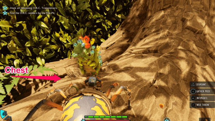 Grounded 2 Sizzling Key Chest Caterpillar Landmark