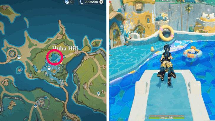 Diving Platform Location