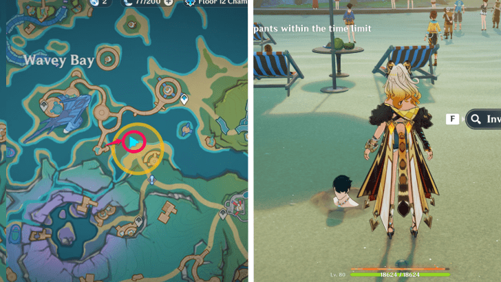 Genshin Impact - Delivery Order Guest in Blue Pants Location.png