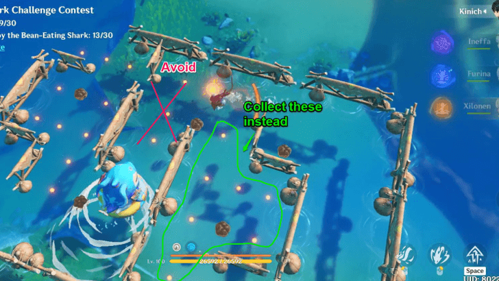 Avoid the Bean-Eating Shark