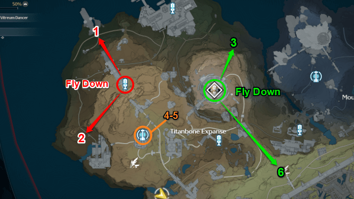 Titanbone Expanse Cuddle Wuddle Torn Locations