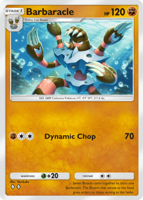 Pokemon TCG Pocket - A4 106 Barbaracle