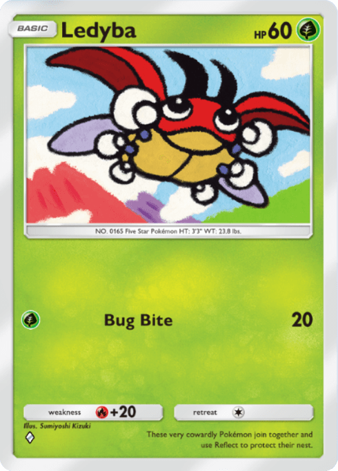 Pokemon TCG Pocket - A4 011 Ledyba