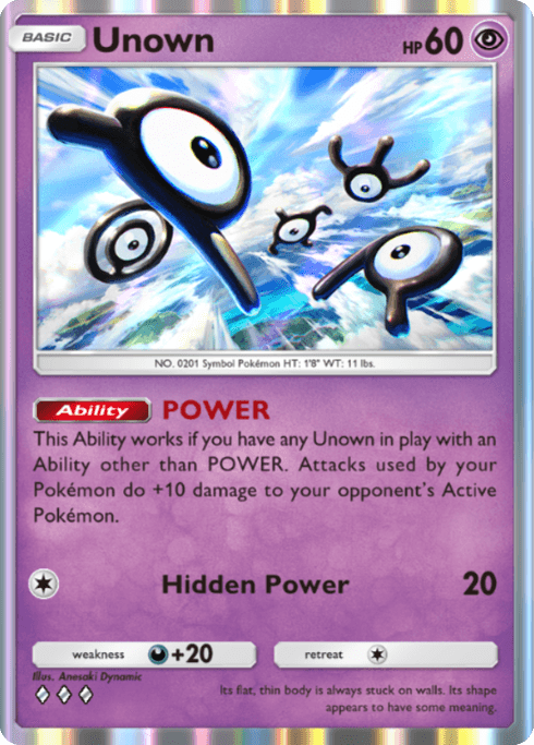 Pokemon TCG Pocket - A4 085 Unown