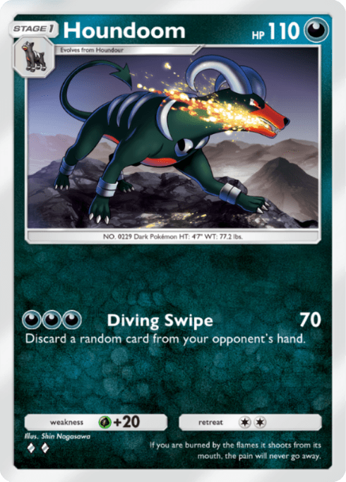 Pokemon TCG Pocket - A4 118 Houndoom