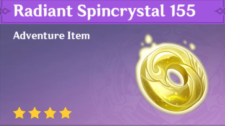 Genshin Impact - How to Get Radiant Spincrystal 155 and Effects