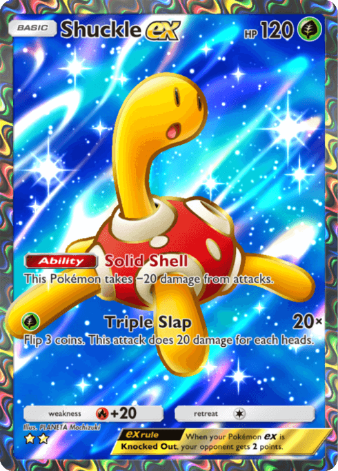 Pokemon TCG Pocket - A4 186 Shuckle ex