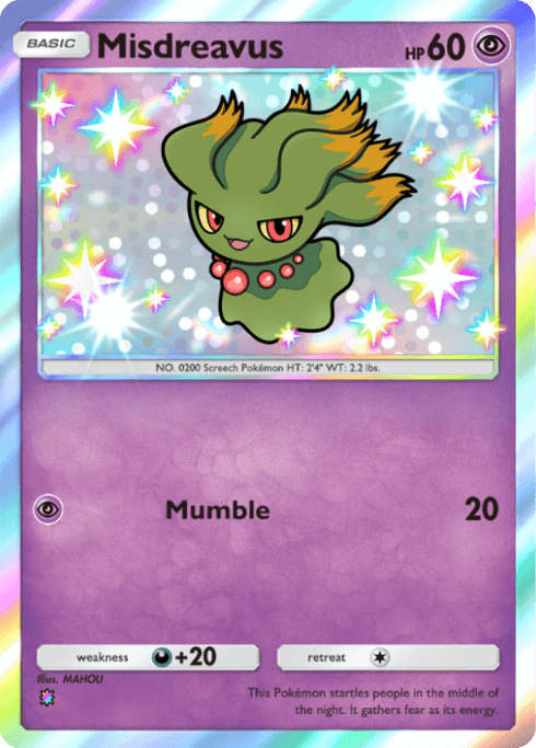 Pokemon TCG Pocket - A4 220 Misdreavus