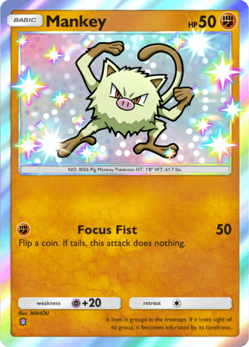 Pokemon TCG Pocket - A4 221 Mankey