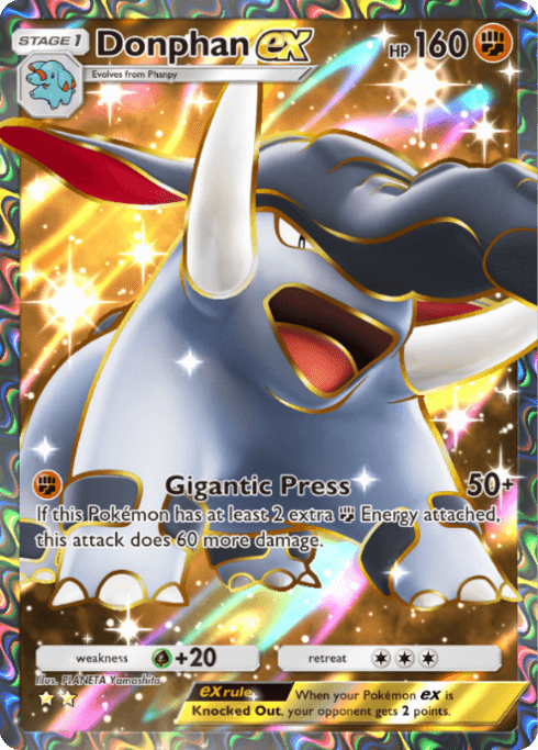 Pokemon TCG Pocket - A4 191 Donphan ex