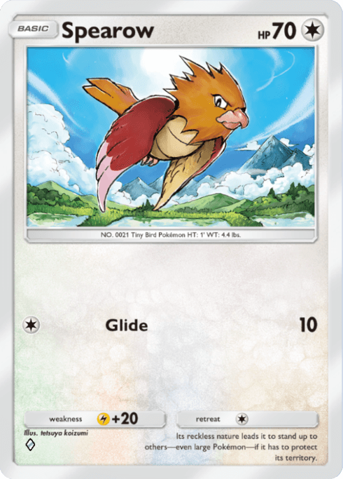 Pokemon TCG Pocket - A4 129 Spearow