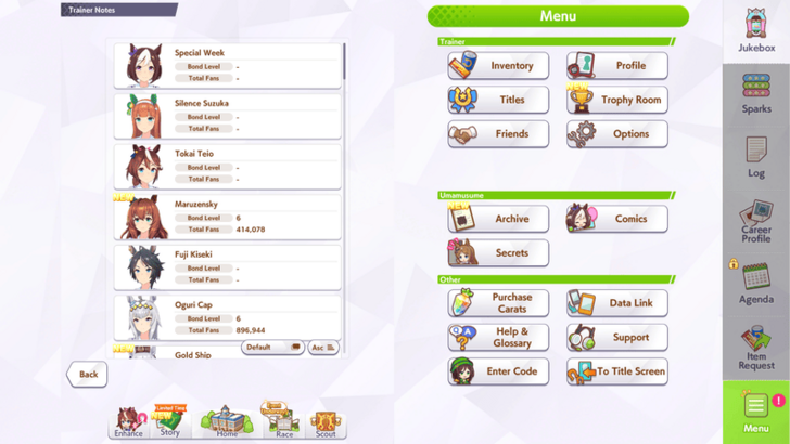 Select Trainer Notes