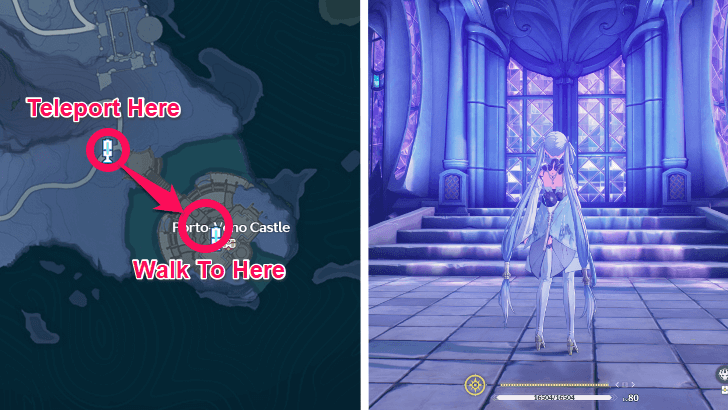 Porto-Veno Castle Main Entrance