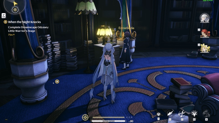 Ermelinda in the Study